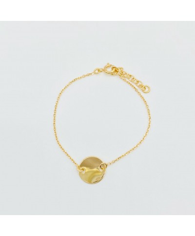 Bracelet pastille plaqué or