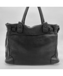 Cabas Cuir Noir