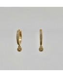 Boucles d'oreilles - mini créoles Marie