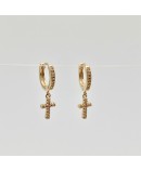 Boucles d'oreilles- mini creoles Estelle