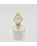 Montre CLUSE Boho chic Mesh white Gold