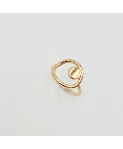 Bague fine plaqué or