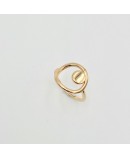 Bague fine plaqué or