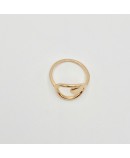 Bague fine plaqué or
