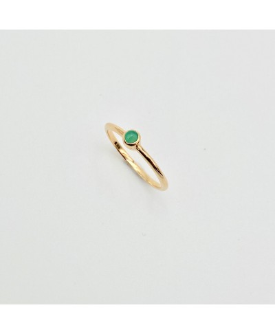 Bague fine plaqué or