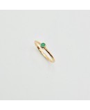 Bague fine plaqué or