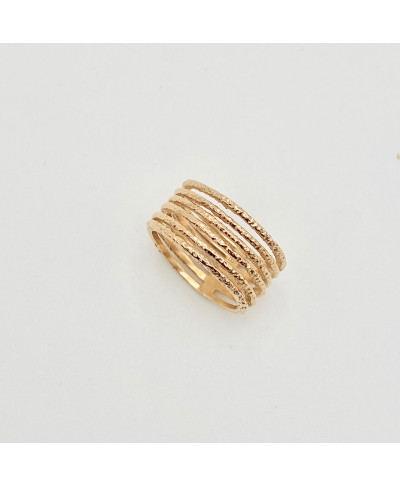 Bague anneau plaqué or