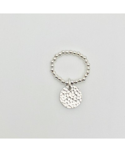 Bague  boule argent
