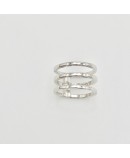 Bague anneaux argent
