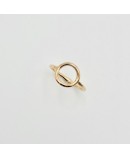 Bague fine plaqué or
