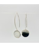Boucles d'oreilles longues pastilles